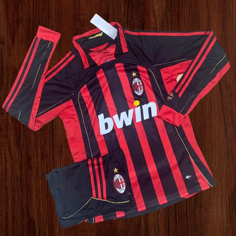 Bộ Quần Áo Bóng Đá CLB AC MILAN 23/24 , Áo Đá Banh - VẢI Thái Cao Cấp, Thoáng Mát,Thấm Hút Mồ Hôi Top Sport aoretro 0