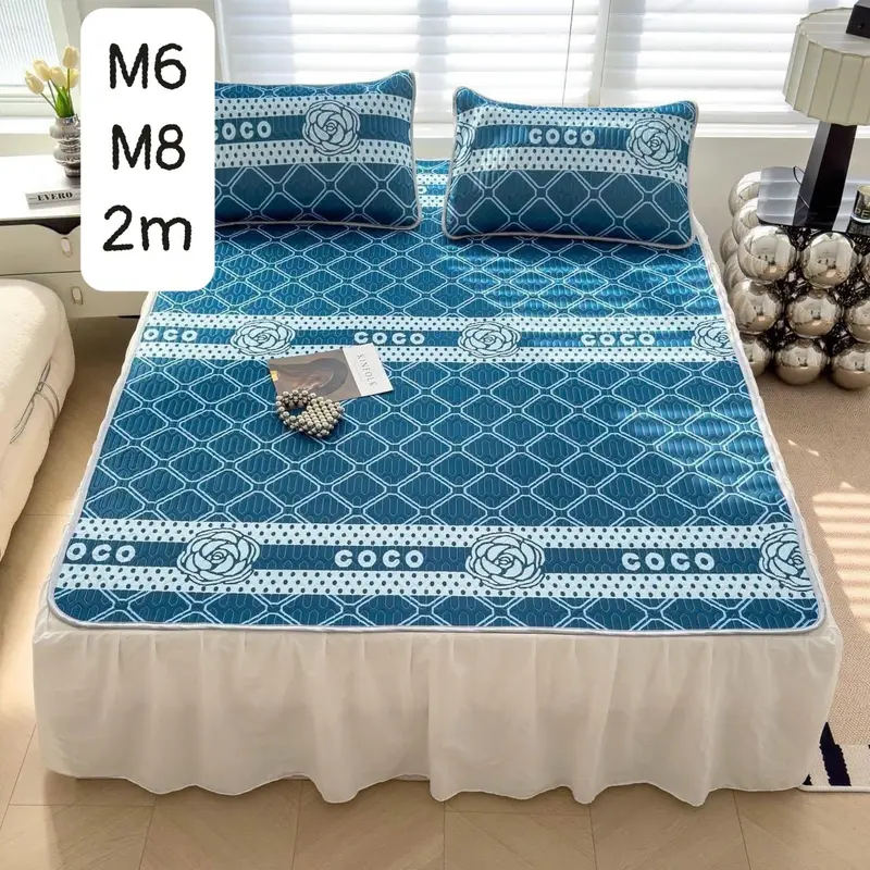 [ CHIẾU CAO SU NON SALE ] Chiếu điều hoà 5D cao su non coco , thoáng mát ,  Thoáng khí cho mùa hè 1