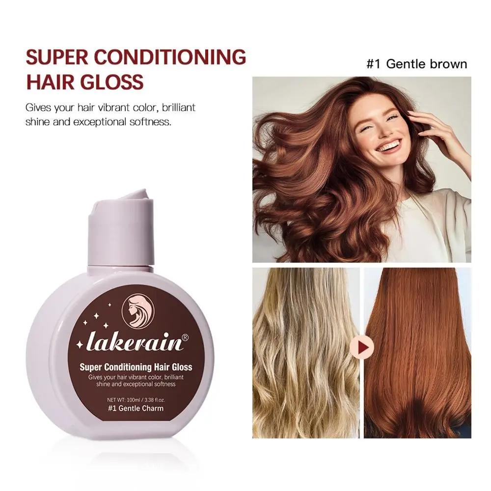 New Super Gloss Hair Glaze Color Conditioning Enhances Color Hair Care Oil Repair Nourish Hair Essential Oil