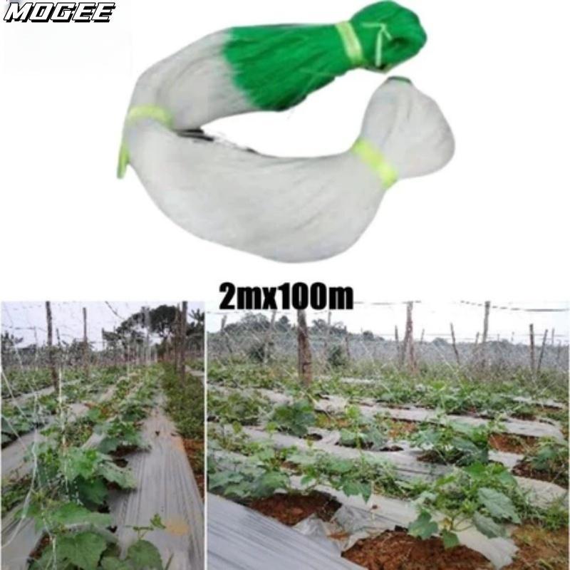  2M X 100M Giàn Lưới Hỗ Trợ Trồng Cây Dây Leo,Lưới Làm Giàn Cây Leo: Dưa Chuột Khổ Qua Mướp Bầu Bí- MOGEE 