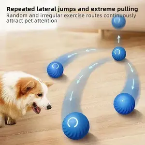 Mainan Anabul Bola Otomatis Anjing Kucing Bola Listrik Bergulir Cerdas Hewan Peliharaan Bola Mainan Hewan Peliharaan Cat Dog Pet Toys Auto Ball - FT
