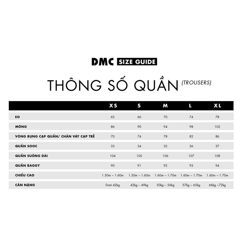 Product Introduction of Quần jean xanh phối gấu phai ống suông DMC (Dark Blue Denim Straight Pants) 0