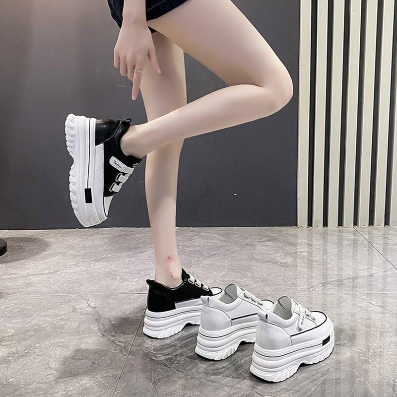 Product Introduction of LURAD Sneakers Wanita Hak Tinggi Casual Kekinian Modis High Quality Fashionable Nyaman Dipakai WL537 16
