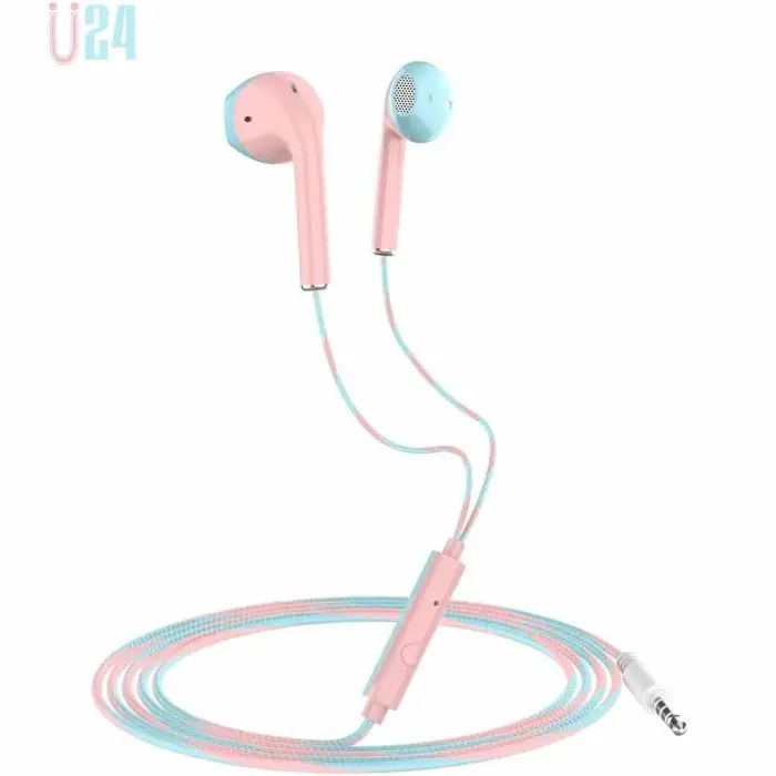 U24 U19 Original Wired Macaron Headset Good Quality Headphone