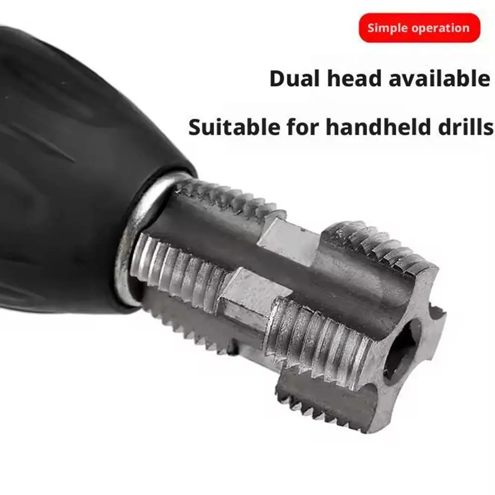 Two 4-point And 6-point PPR Water Pipe Internal Thread Opener Pvc Plastic Pipe Electric Manual Internal Thread Tool
