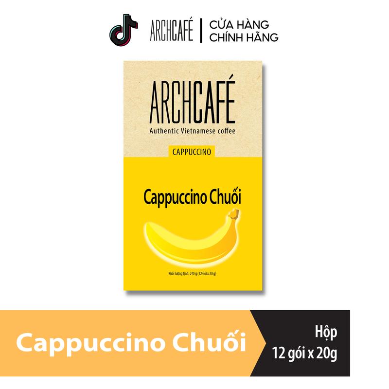 Combo 3 Cappuccino Chuối Archcafe - Cà phê hoà tan (36 gói x 20g) - Coffee, Cafe 1