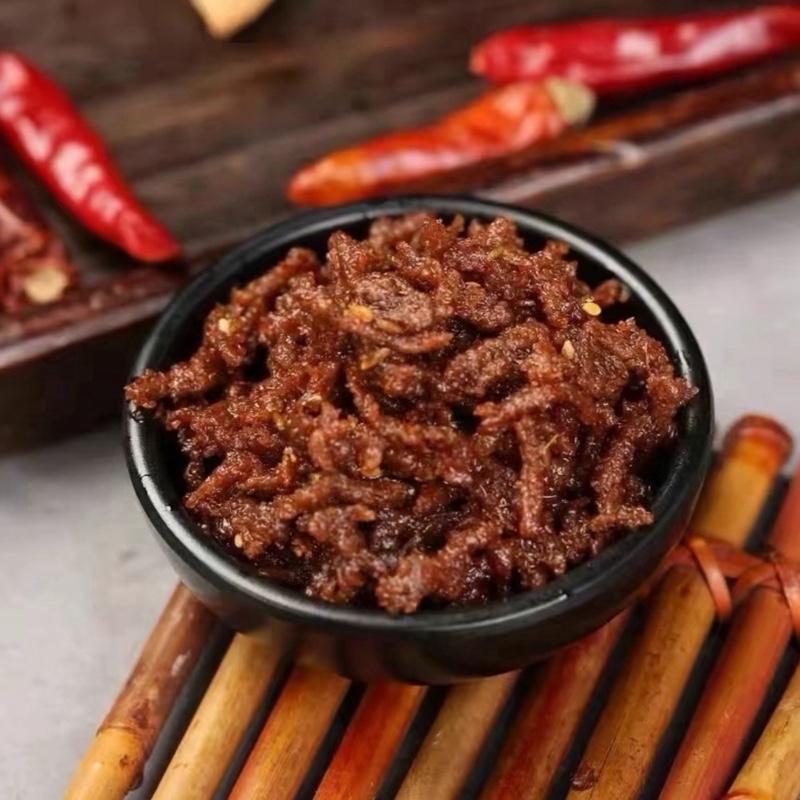 Thịt Bò Chay Tẩm Vị Tê Cay Ngọt Thơm Ngon Gói 30gam