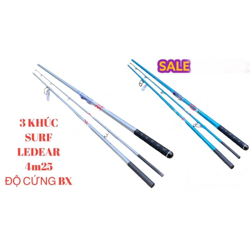 Cần  câu cá ba khúc Shimano Surf Leader fishing 4m25 độ cứng Bx khoen pass fuji có 2 màu chuyên câu lục ,bắt cá xa bờ Đi Câu