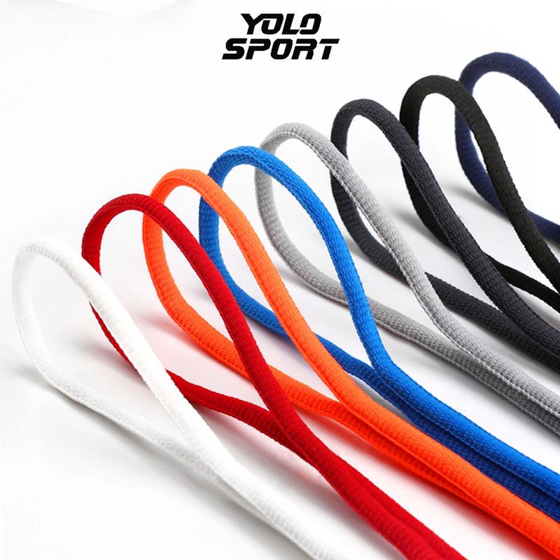Dây Giày Oval Bản 6mm Cao Cấp Cho Giày Thể Thao Bóng Rổ Giày Chạy Bộ 34 Màu Nổi Bật Sneaker 120cm Shoelaces Phụ Kiện
