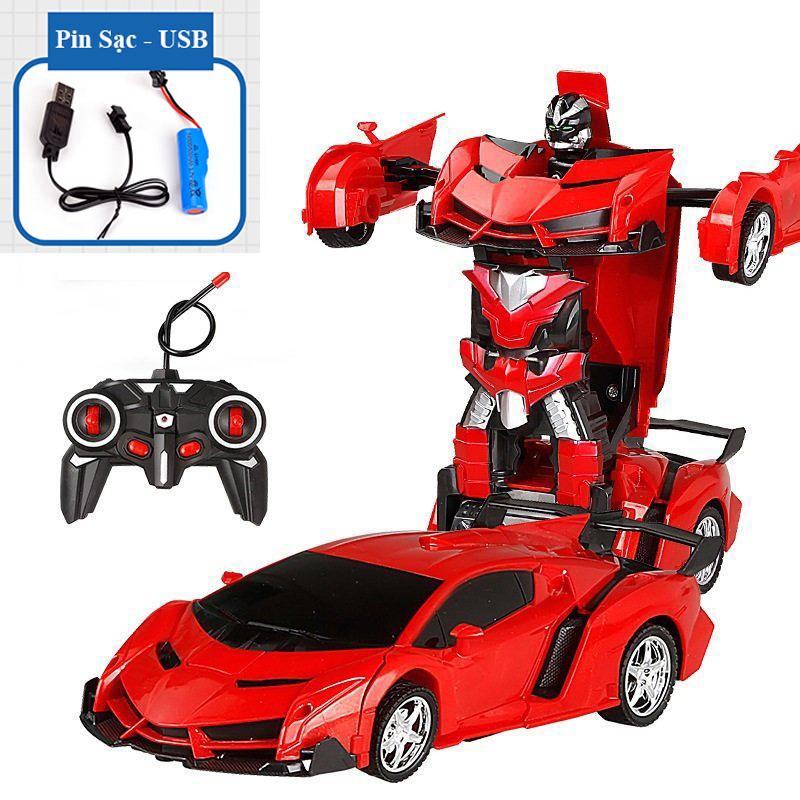 Xe ô tô điều khiển từ xa biến hình robot Toy Đồ Chơi