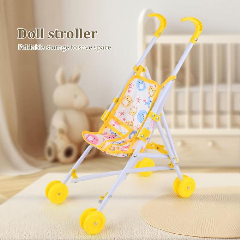 Product Introduction of Trendy Interactive Dolls Pram Pretend Play Toys Stable Baby Stroller Plastic Doll Stroller for Boys Girls Babies 23
