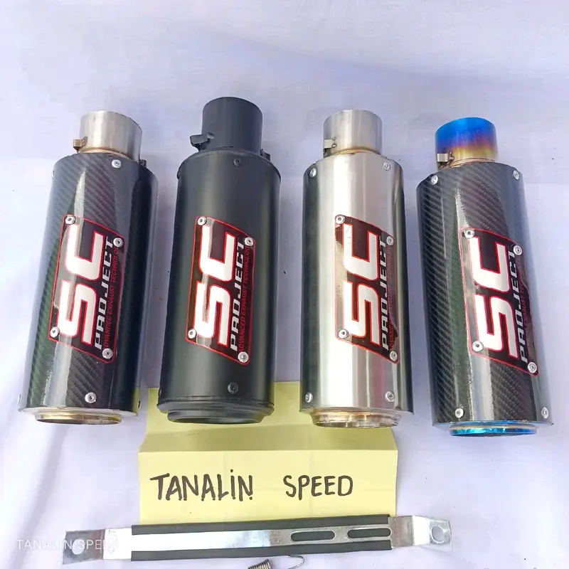 silincer knalpot sc project inlet 50mm Motor Motorcycle 0