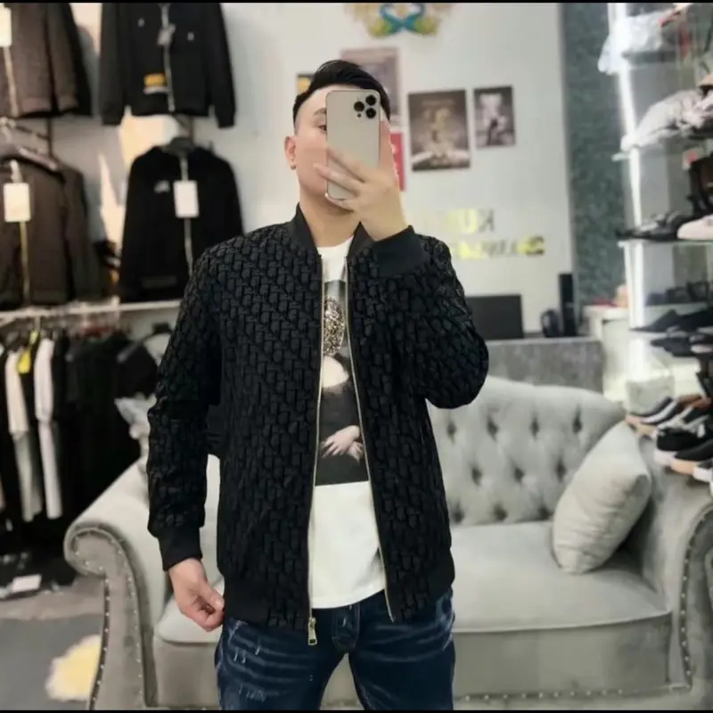 Áo khoác Bomber ĐI OR chất gió 2 lớp vân nổi thời trang boy phố hottrend Menswear Jacket 0