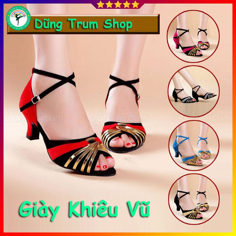 Giày Khiêu Vũ Dance Sport, Giày Nhảy Latin Người Lớn KV23