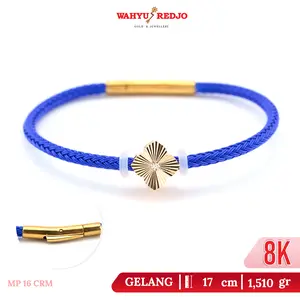 Gelang Tali Biru Emas CRM Kadar 8K Wahyu Redjo CH-8K-30901974-PMR