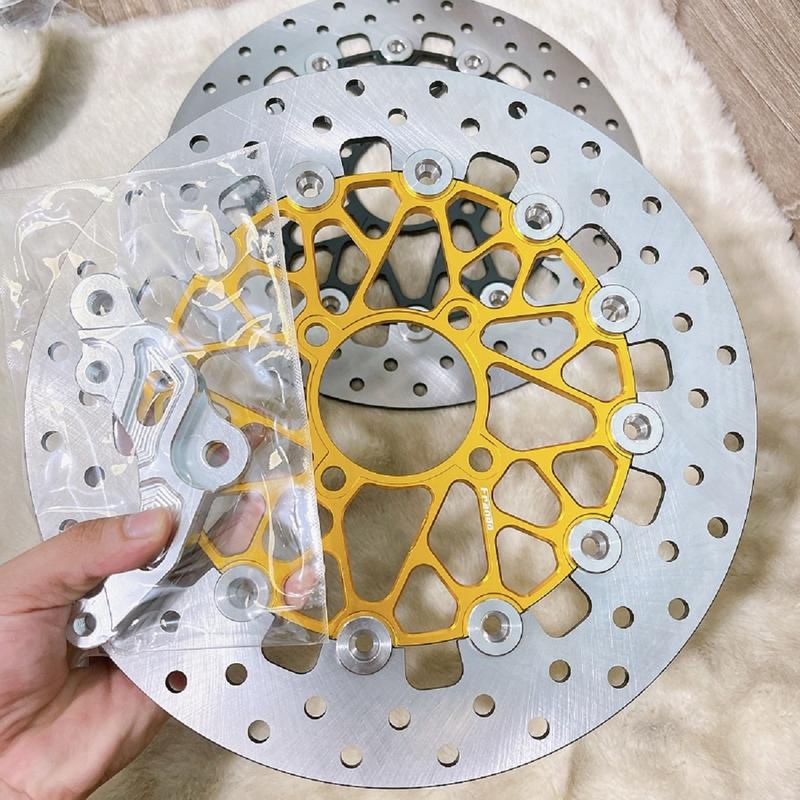 [ Giá Xả Kho ] [ Đĩa + Pát ] Đĩa 4Lỗ SWIT 267mm Khoen Inox  Kèm Pát CNC Heo Zin >>> Gắn Các Dòng Xe Thông Dụng