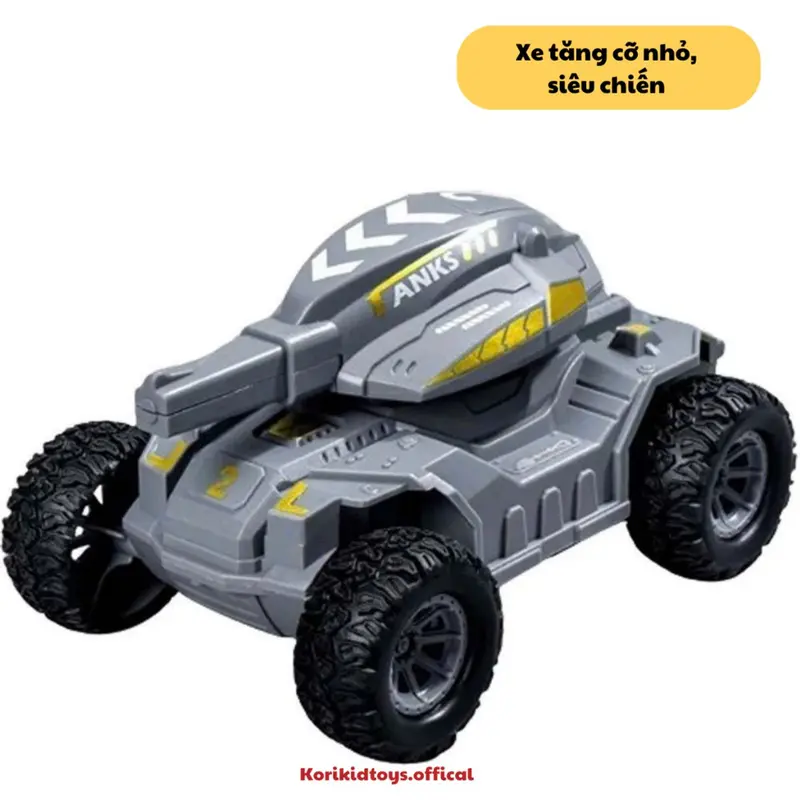 Đồ chơi xe ô tô thể thao mui trần chạy đà dễ thương, mô hình xe tăng ngầu đét cho bé car toy 4