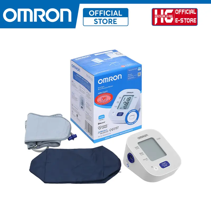 Máy Đo Huyết Áp Bắp Tay OMRON HEM-7143T1 | Kết Nối Bluetooth, Lưu Trữ 30 Dữ Liệu Đo Trong Bộ Nhớ - Bảo Hành Máy 5 Năm Chính Hãng 4