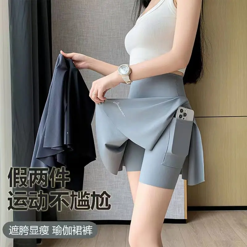 Váy Cầu Lông, Váy Thể Thao Chạy Bộ Thể Dục, Dành Cho Nữ, Hàng Mới Về Mùa Hè, Nhanh Khô, Chống Lộ, Váy Tennis