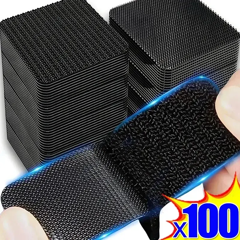 Miếng Dán Cố Định, Hai Mặt, Dính Cao, Cho Tấm Lót Thảm Và Bảng Điều Khiển, Miếng Dán Cố Định, Miếng Dán Băng Keo Chống Trượt, Thích Hợp Cho Sàn Nhà, Bán Buôn