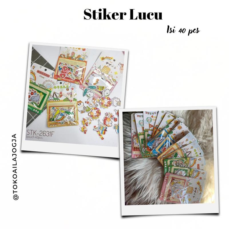 Stiker Lucu isi 40 pcs - Shop | Tokopedia