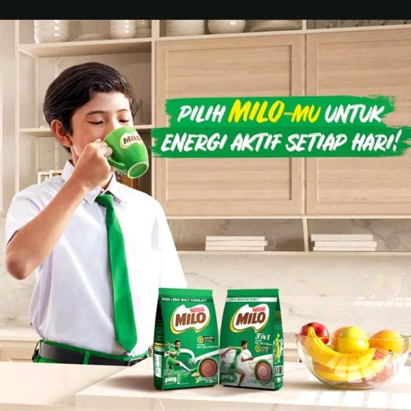 milo 1kg kemasan pouch kemasan ekonomis susu bubuj Balita Bubuk Milk 6