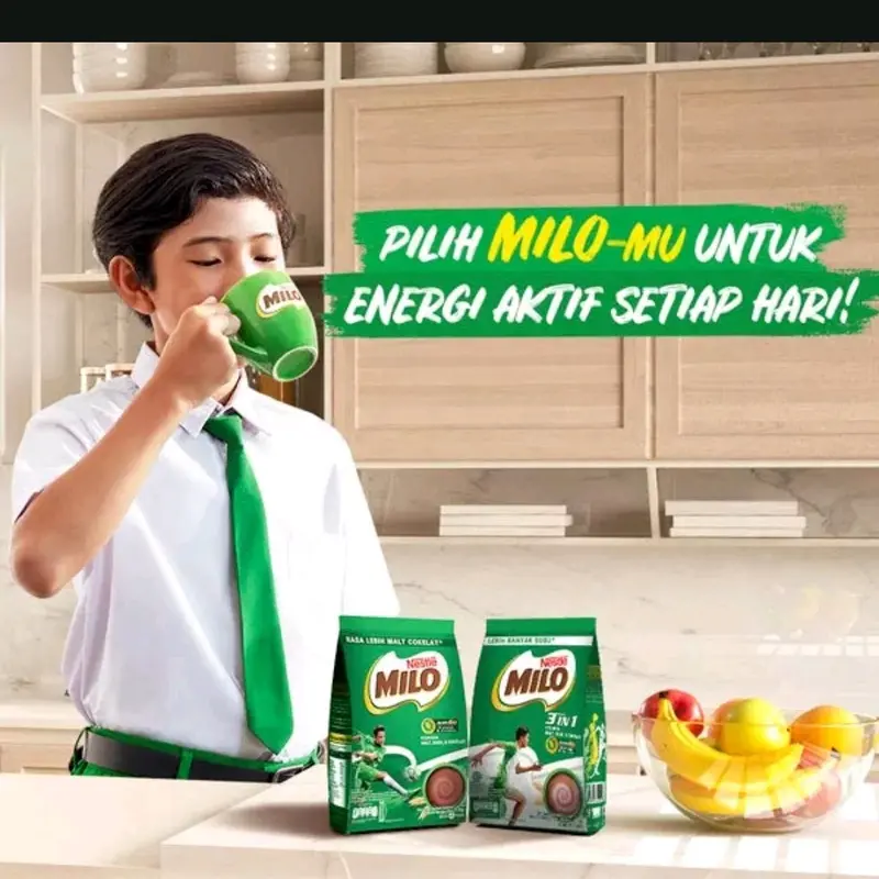 milo 1kg kemasan pouch kemasan ekonomis susu bubuj Balita Bubuk Milk 6
