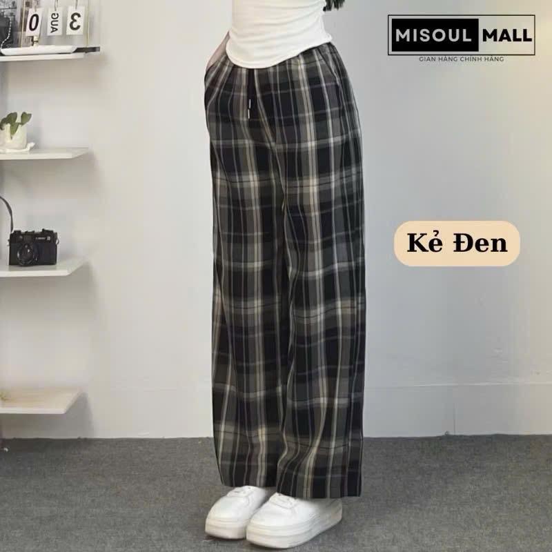 ( Mở Bán delll hời ) bigsize 40-80kg Quần kẻ Umi dành riêng mùa hè 2025 2