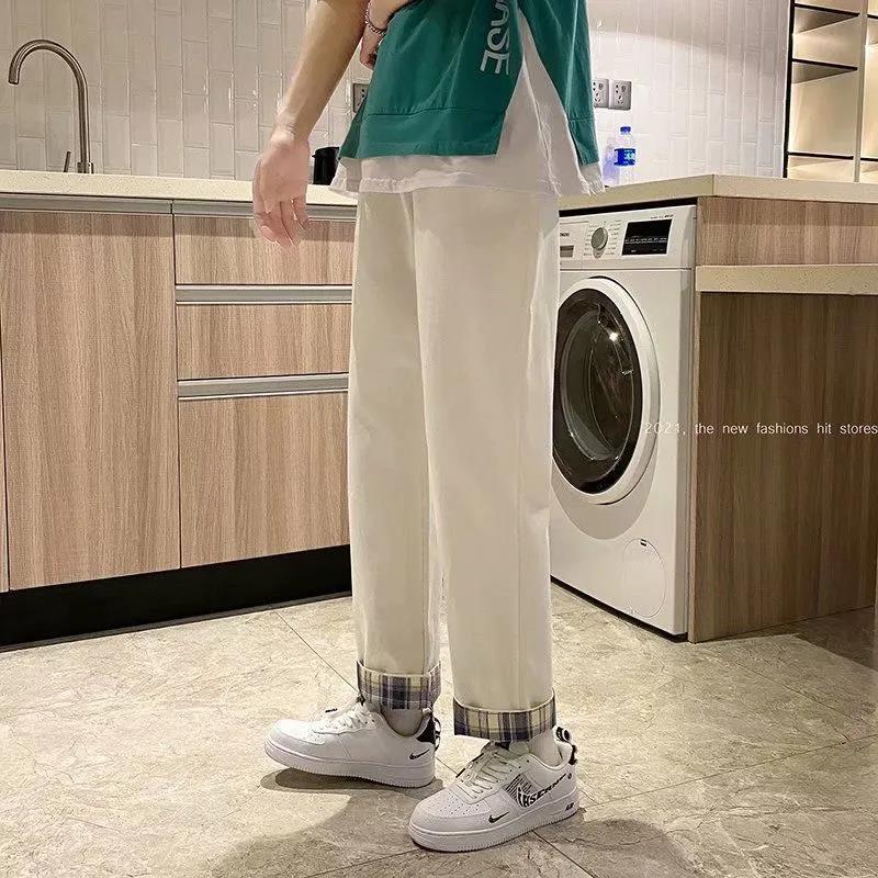 Product Introduction of Quần Thường Ngày Cho Nam, Mỏng Và Rộng Rãi, Thoải Mái, Phong Cách Mùa Xuân Và Mùa Hè, Quần Ống Đứng Cropped Harem Hợp Xu hướng Quần Thoáng Khí, Dành Cho Nam 9