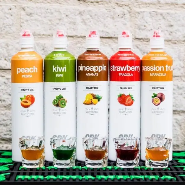 ODK Green Apple Puree - Fruity Mix for Drinks | 750ml Squeezy Bottle for Sweet, Fruity Beverages 3