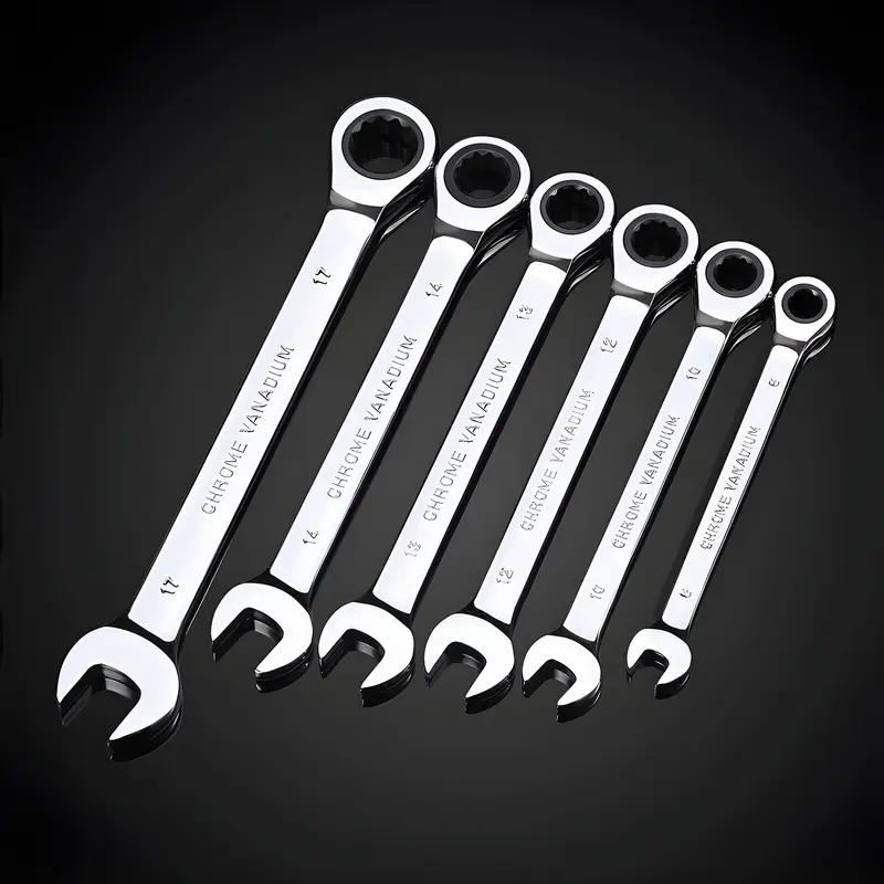 ALLEFIX Kunci Ring Pas Bolak Balik 2 In 1 Ukuran 6-27mm Bahan Stainless-steel Anti Karat - 10170 6