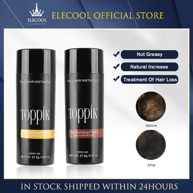 Serbuk Serat Rambut Mentah, Toppik, 27.5g, Set Keratin Alamiah ...