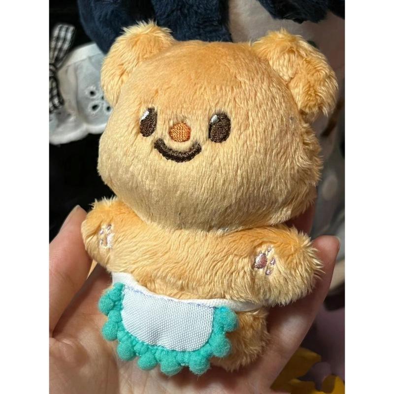 Product Introduction of Super Cute Thai Butter Bear Plush Doll Backpack Chain Pendant Stuffed Toy Gift for Girlfriends 2