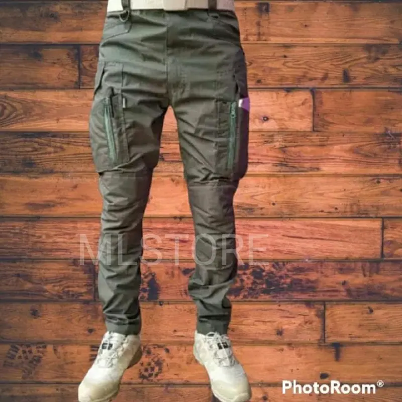 celana tactical cargo wtac panjang celana lapangan celana pdl celana pria celana gunung Low Waist Outdoor Cowok 4