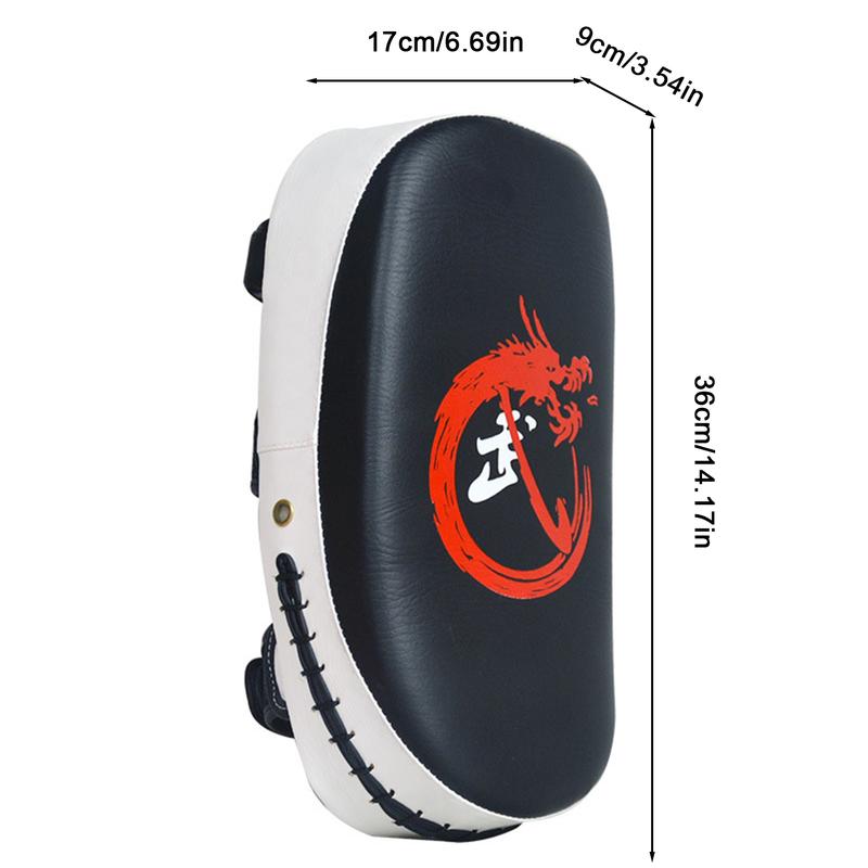 Product Introduction of 1PC Boxing Training Mitts Pad Punch Pad Protective Breathable PU Leather Punching Mitt Fight Adjustable Training Muay Thai Hand Target Wear Resistant Boxing Gloves Pad 17