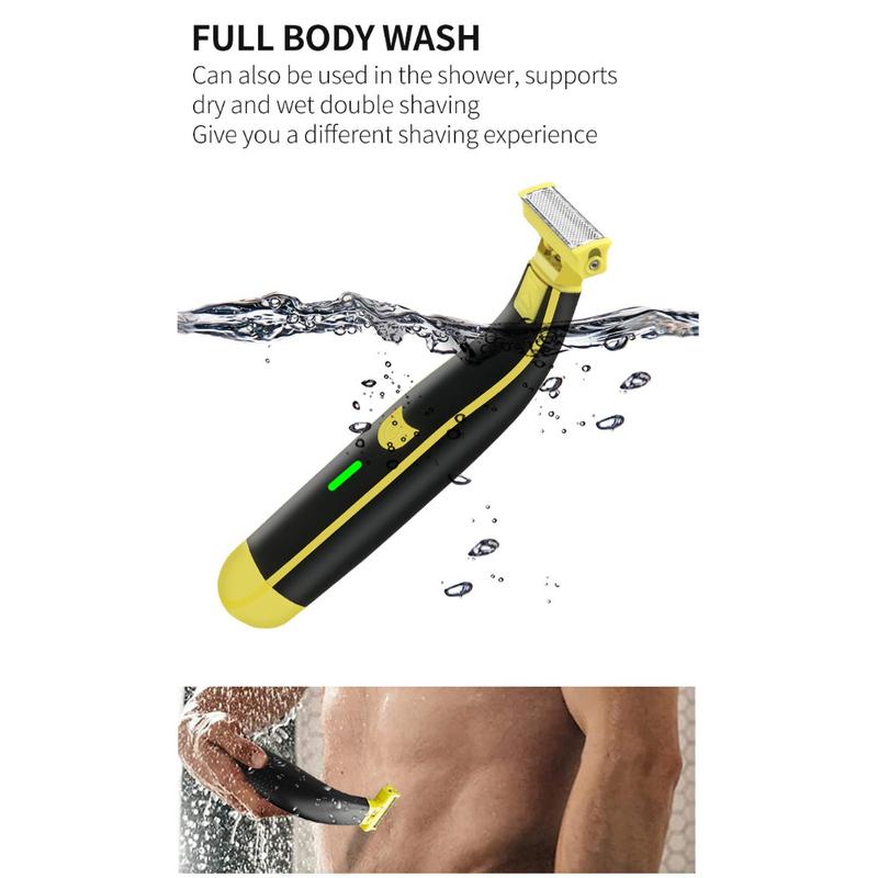 Product Introduction of Full body wash USB rechargeable wet and dry women's men's shaver 24