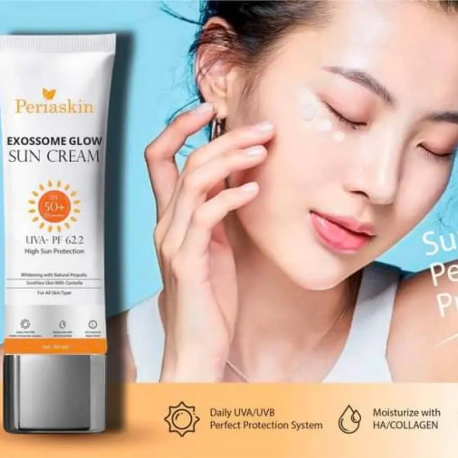 Kem chống nắng Exossome Glow SPF 62.2 PA ++++ UVA /UVB 50ml