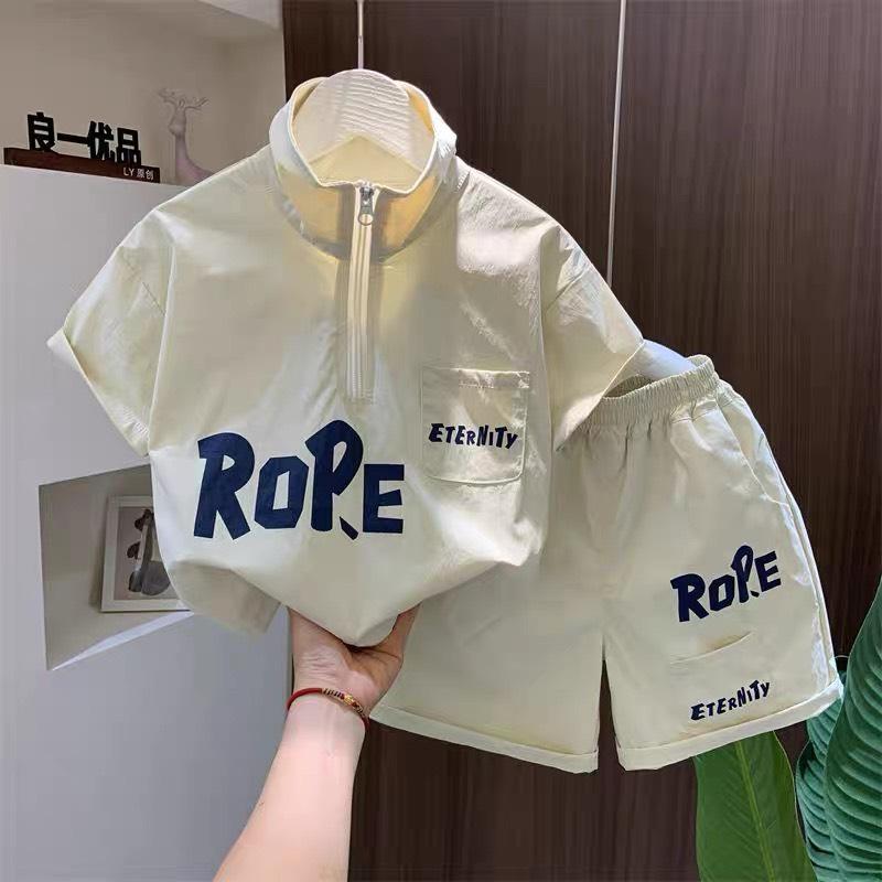 Bộ Quần Áo Bé Trai Chất Gió phong cách sành điệu size 7- 30kg , Đồ Bộ Bé Trai- --MÃ ROPE