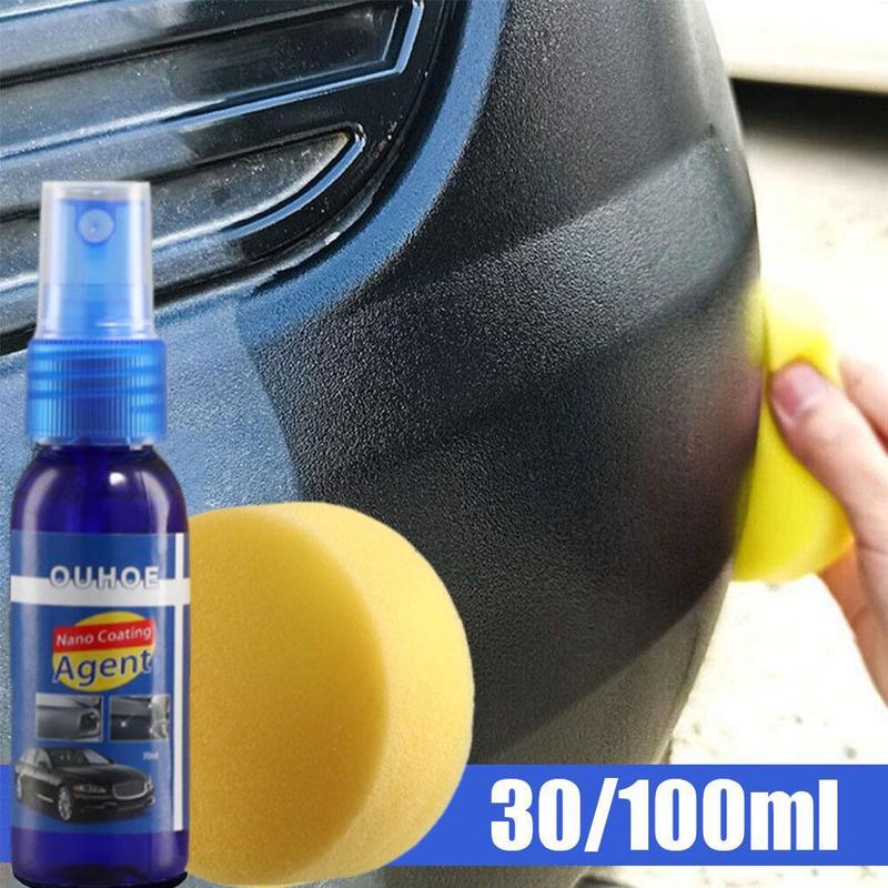 Product Introduction of Automotive Plastic Repair Coating Agent Automotive And Exterior Cleaning 30/100ml+sponge H4U4 34