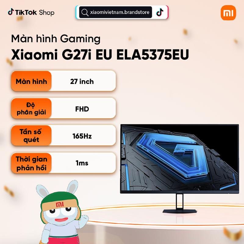 Màn hình Gaming Xiaomi G27i EU- ELA5375EU / ELA6370EU 27inch FHD/IPS/165Hz/1ms