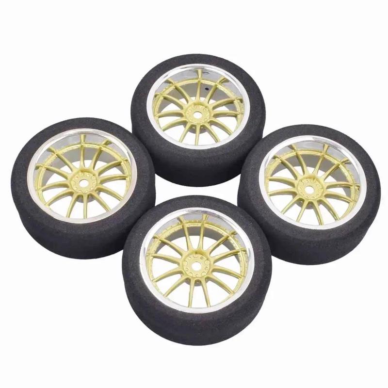 Bộ phụ kiện xe đua RC 12mm Hex 4 món Gồm bánh xốp và mâm bánh cho xe đua tỷ lệ…