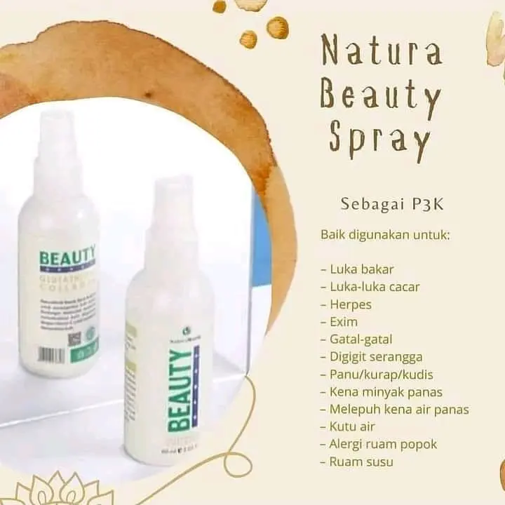 Natura Beauty Spray 1 Box - 7 pcs - Pembersih Jerawat 2