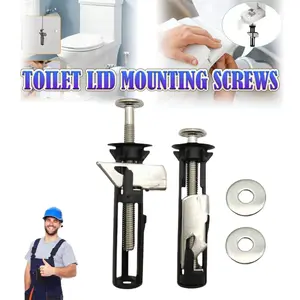 baut tutup closet duduk Perlengkapan Bagian Pemasangan Tutup Toilet/ Toilet Baut Pengunci Dudukan