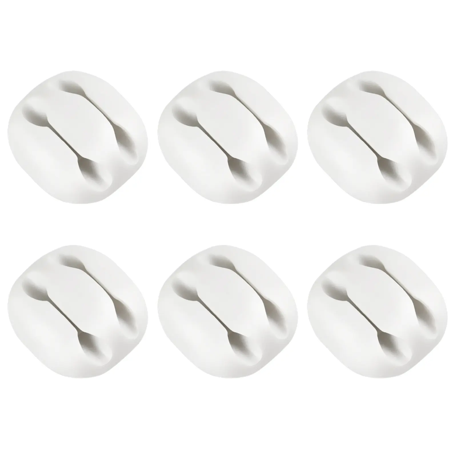 Desktop Dual hole Cable Clamps Wire Retainer USB Cable Retainer ...