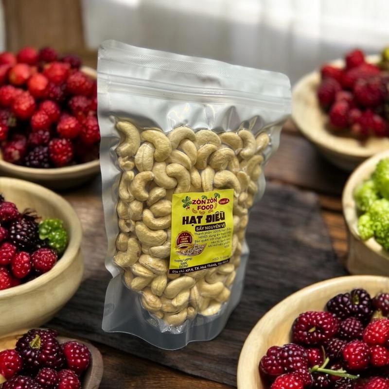 Hạt điều loại A sấy nguyên vị 500g .Food Nuts Snack Ăn Vặt Thức Ăn Sen 5