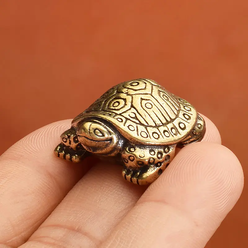 Đồ Trang Trí Rùa Đồng Thau Cổ, Đồ Trang Trí Mô Phỏng, Đồ Trang Trí Động Vật Tuổi Trâu, Trang Trí Bàn Làm Việc Văn Phòng Tại Nhà, 1 Cái