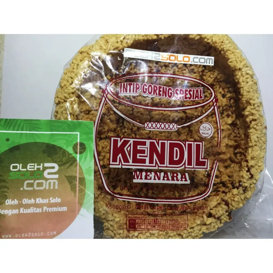 Intip Goreng Kendil Makanan Ringan /Camilan/Keripik Spesial Khas Solo