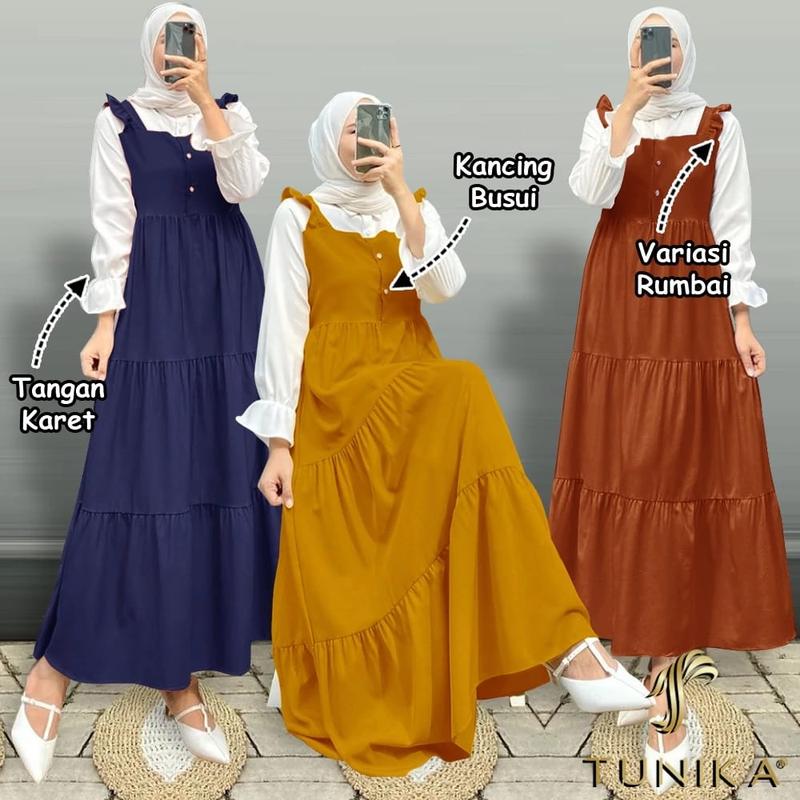 Gamis Jolly / Gamis Remaja Korean Style / Pakaian Muslim Wanita / Dress Jolly Terlaris 2023 0