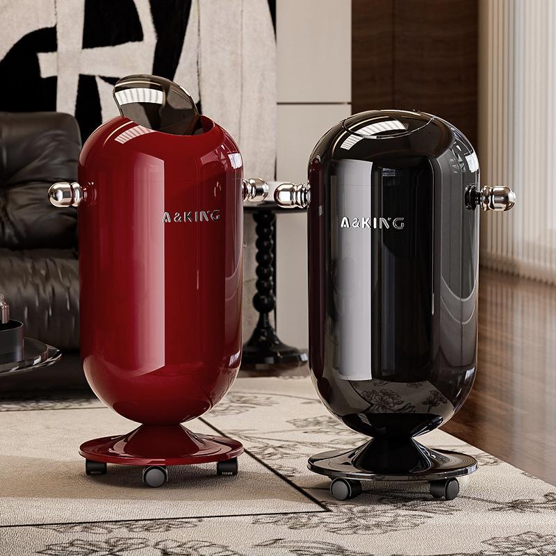  Thùng Rác Có Nắp Thiết Kế Sang Trọng Thùng Rác Phòng Khách Có Thể Lắc Nắp Dung Tích Lớn  15L   20L  Thích Hợp Đựng Rác 