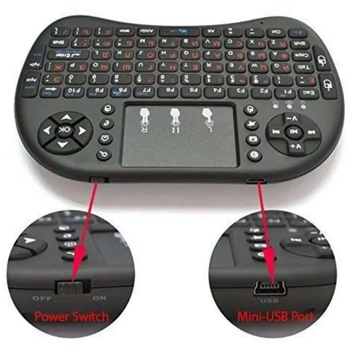 Keyboard Smart Android Tv Box STB 3